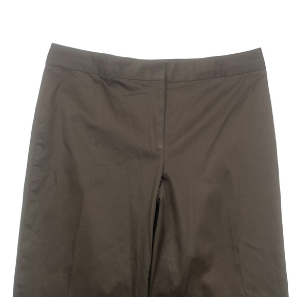 Classiquis Entier Atelier 14 Chocolate Brown Dress Pants Pockets Cotton Blend - Picture 5 of 6